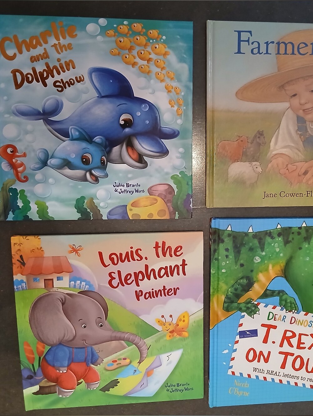 2/$18 4 Childrens Books Hard Cover Kids Girls Boys